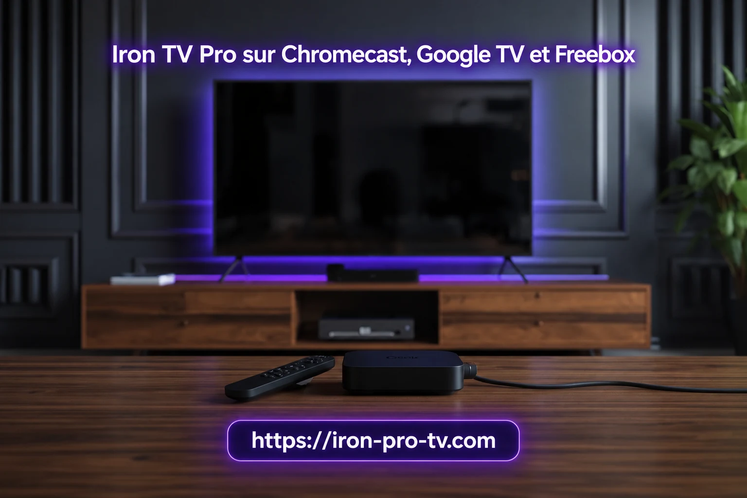 Iron TV Pro sur Chromecast, Google TV et Freebox : guide 2026