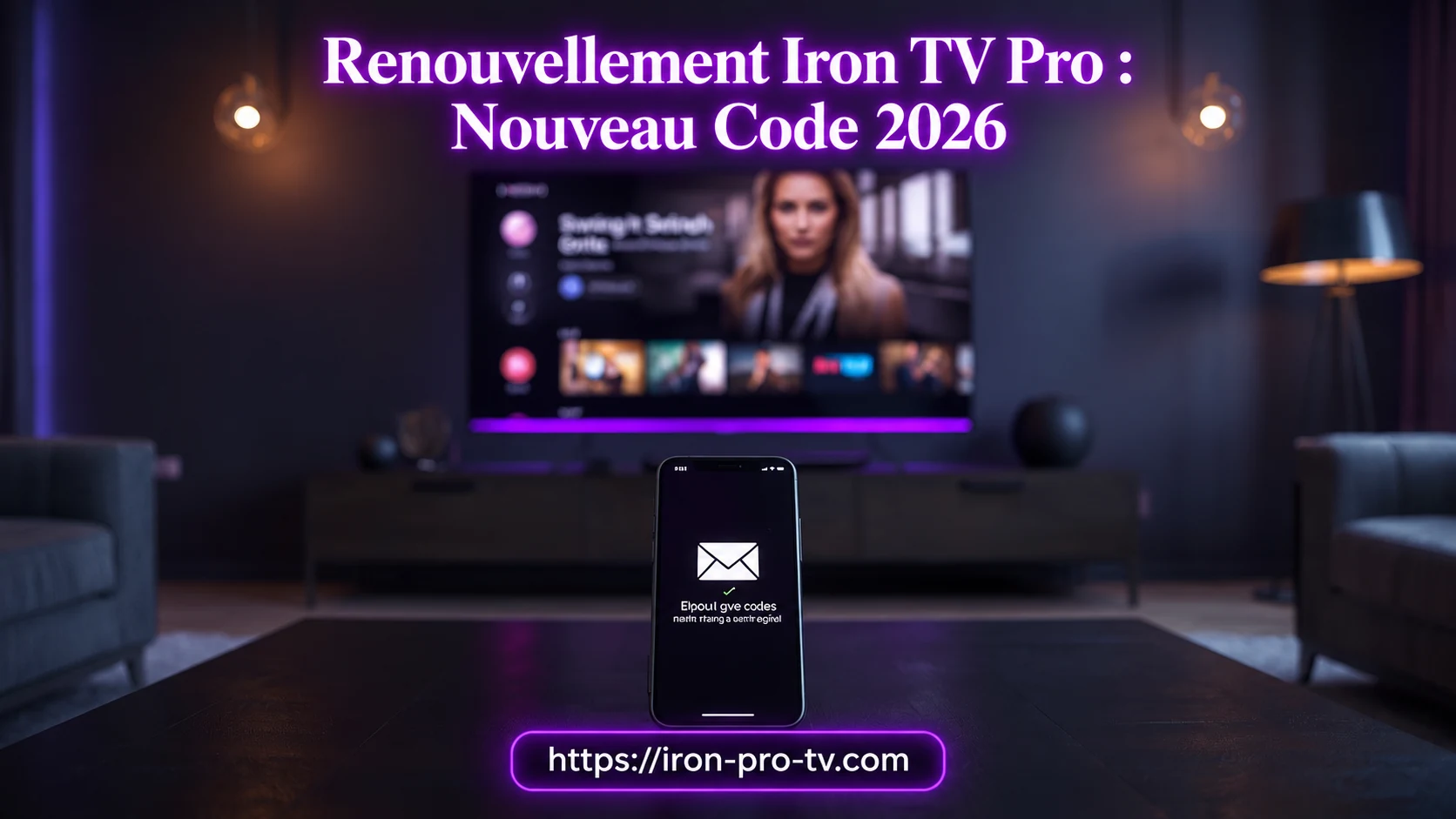 Renouvellement Iron TV Pro : abonnement expiré et nouveau code (2026)